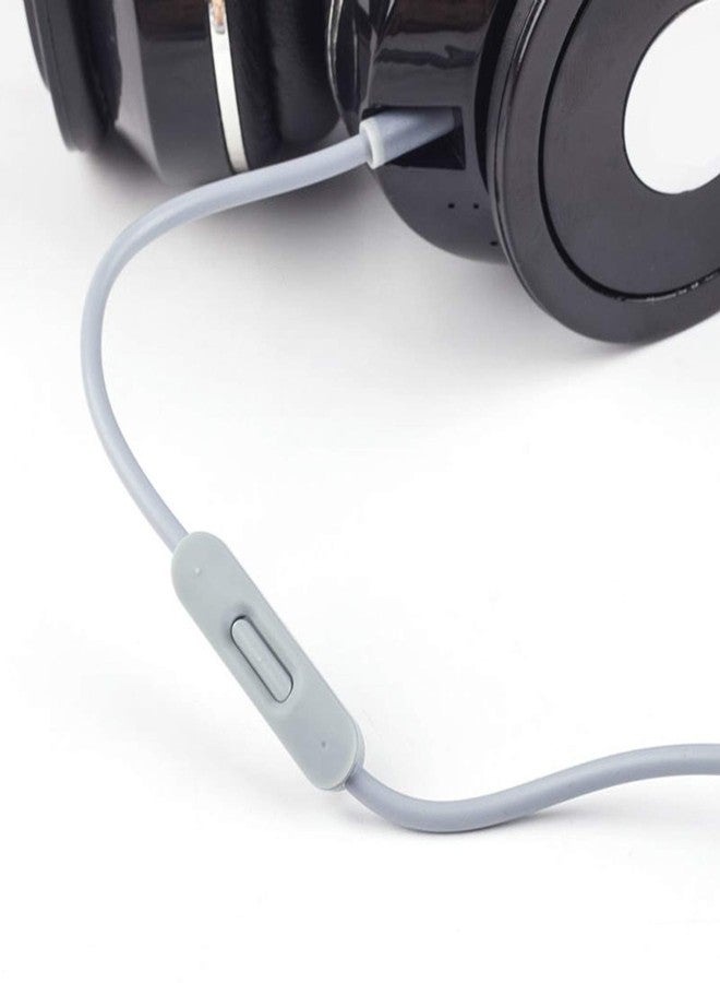 cipher Replacement Audio Cable Cord Wire,Compatible with Beats Headphones Studio Solo Pro Detox Mixr Executive Pill with in Line Mic and Control (Grey) - Image 2